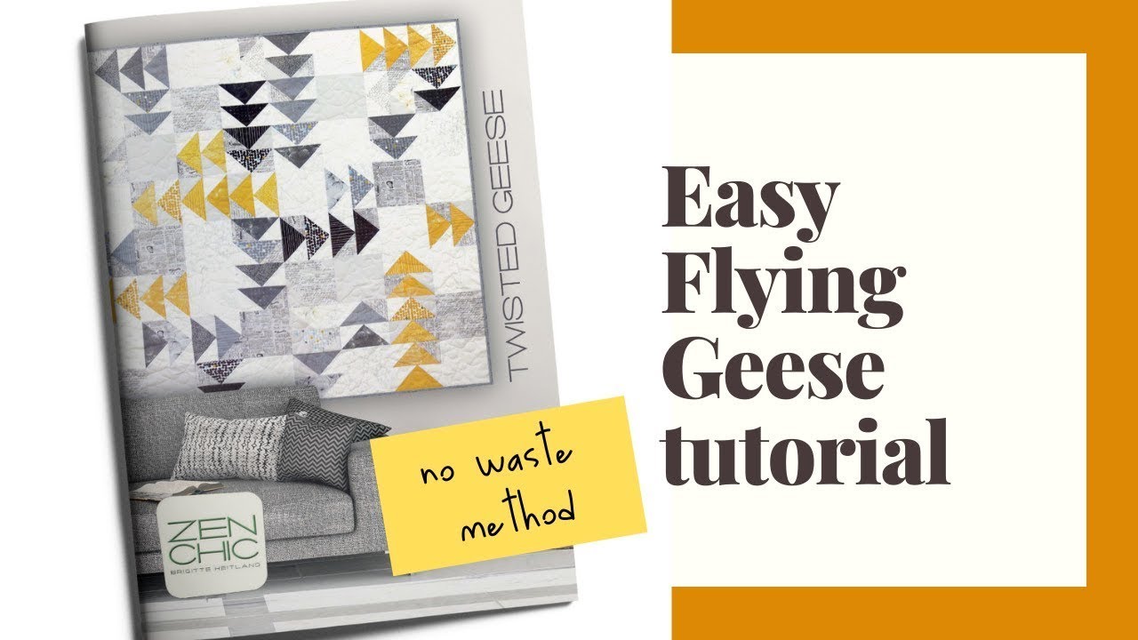 How To Sew Flying Geese - No Waste Technique