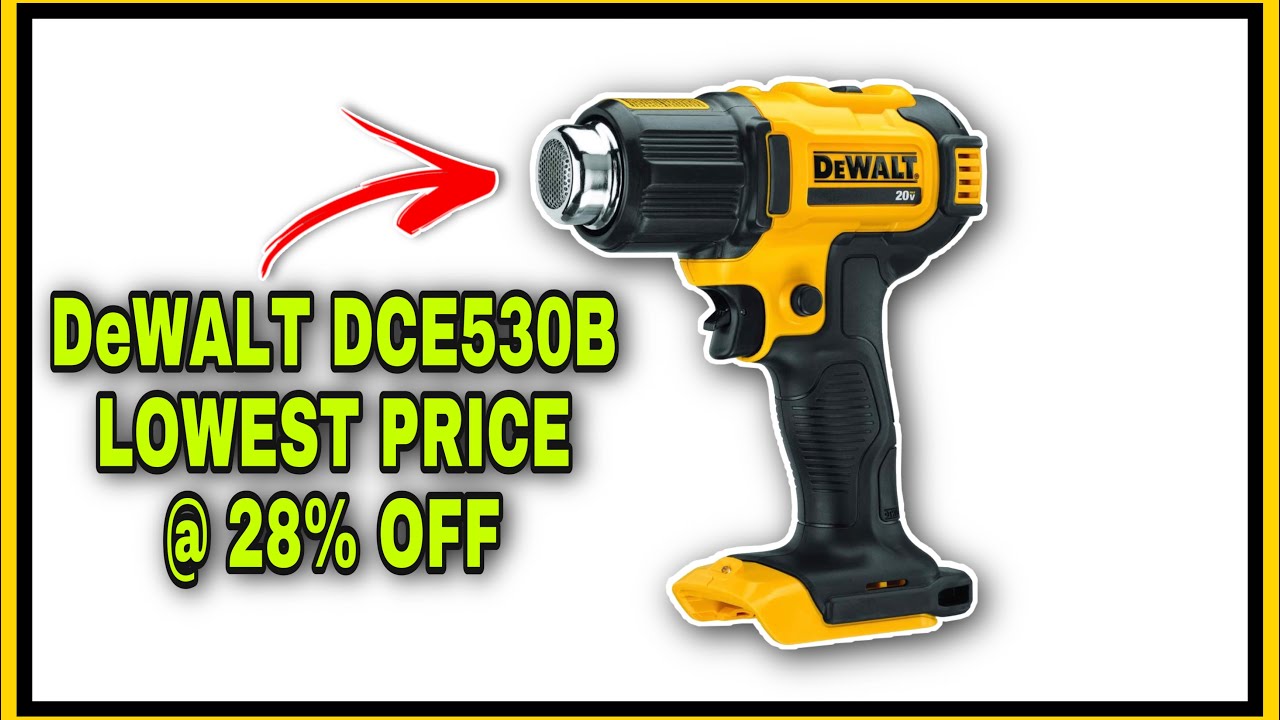 DeWALT 20V MAX 1,100 BTU Cordless Heat Gun Tool Only | Lowest Price I Could Find #shorts - YouTube