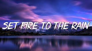 Adele - Set Fire to the Rain (Lyrics) Rihanna, Eminem... (Mix Lyrics)