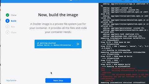 Docker desktop Version 2 3 0 5 Install MacOS getting started example