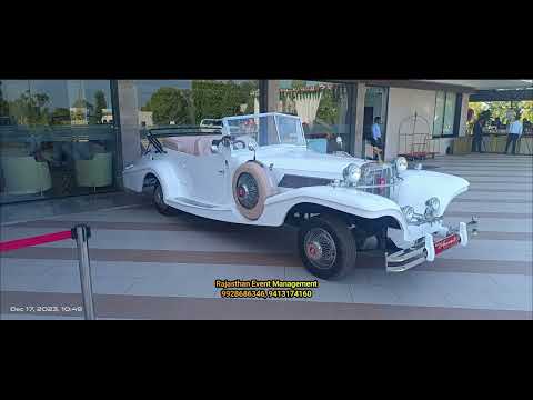 Experience Classic Luxury: Vintage Car Rental for Your Udaipur Wedding Jaipur, Jodhpur, Pali