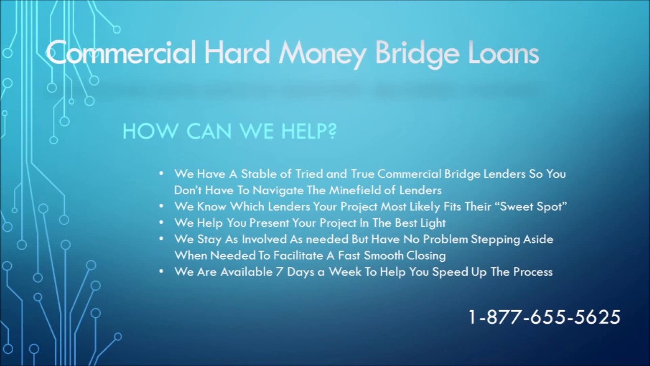Commercial Bridge Loans/Property Development Loans YouTube