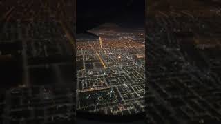 منظر جميل مدينة الرياض من أعلى .. من الجو .. من الطائرة
