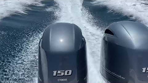 1999 Grady white islander twin 150 final break in run. 20 hours. Cruise at 3500 rpm 24 mph.