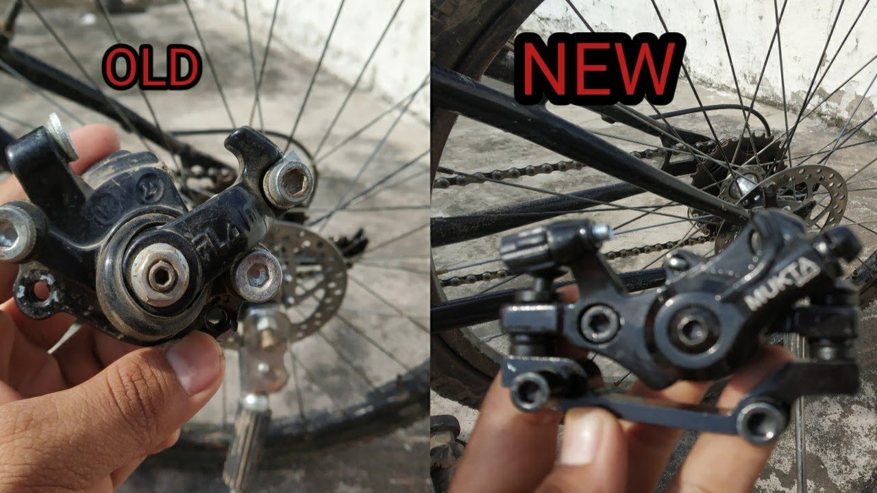 how to change caliper in bicycle NEW style Disk break caliper 🔥🔥🔥 YouTube