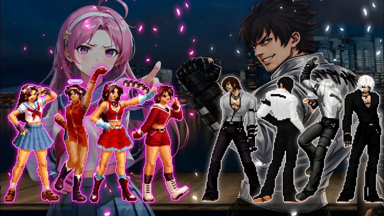 [KOF Mugen] Athena Team VS. Nao Team