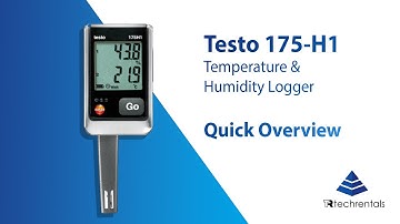 Testo 175-H1 Temperature & Humidity Logger - Quick Overview