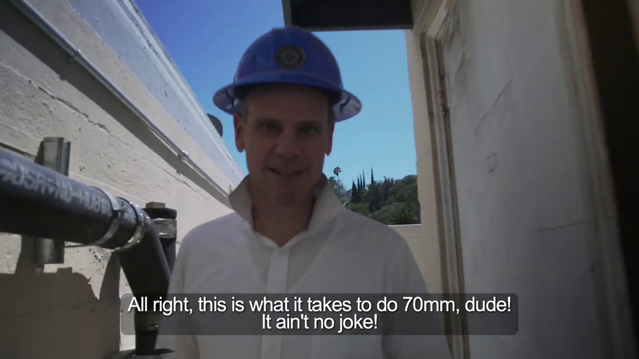 Flying Film Projectors