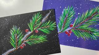 Winter Pine Needles