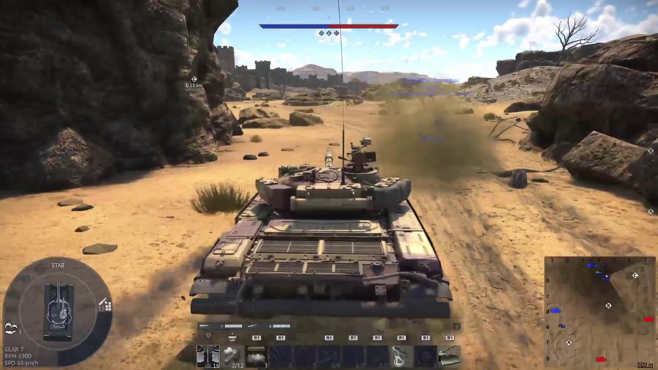 War Thunder live stream challenge T72B3