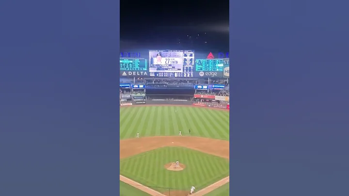 Giancarlo Stanton with a hit up the middle - Yankees Vs. Orioles (4/27/22)
