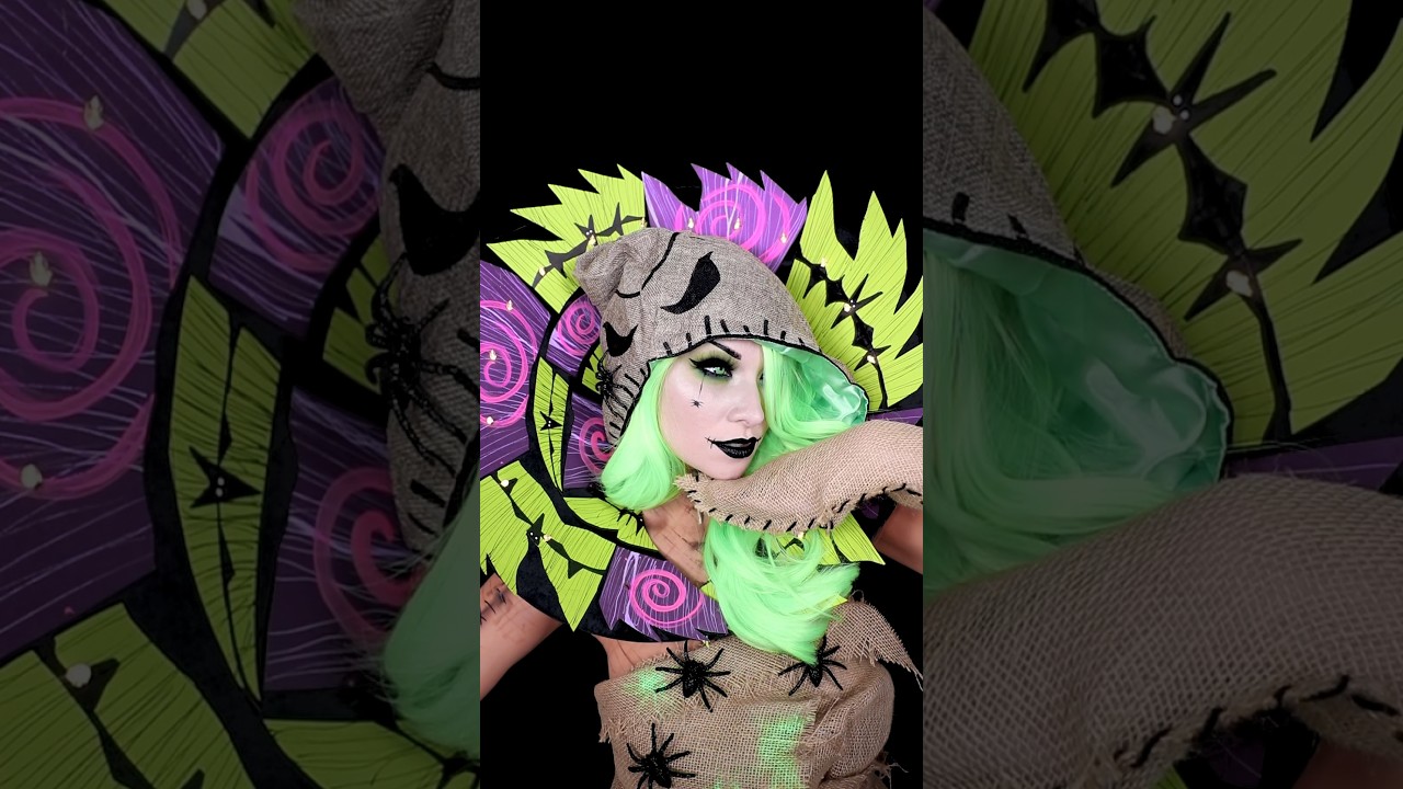 “Can you do Oogie Boogie?” 🥺 #makeup #beauty #halloweenwithshorts