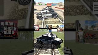 Police Car Vs Train Challenge Indian Thift Auto Vs Lbd3D