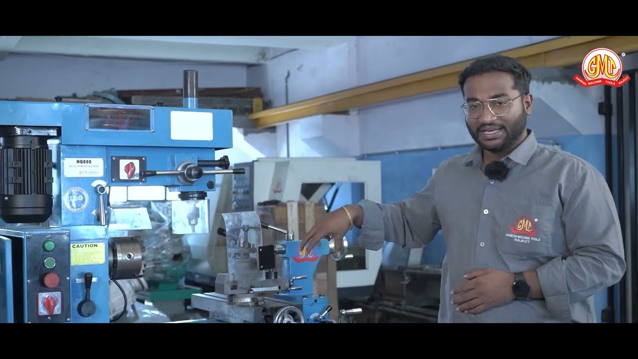 GMT Multi Purpose Lathe Machine| Lathe -Drill -MIll Combo Machine -3 in 1 Operation - Price Saver