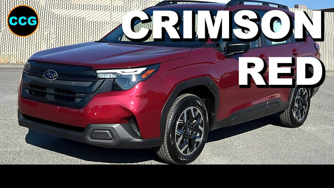 CRIMSON RED PEARL [2025 Subaru Forester] - YouTube