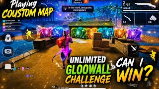Unlimited GlooWall Challenge 😱 | Can I Win This Custom Map?