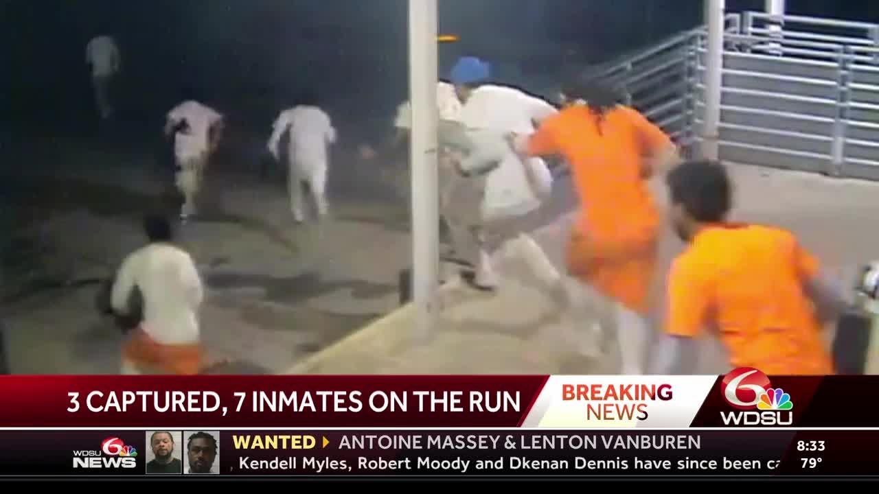 Louisiana State Police transports escaped inmates to facility outside ...
