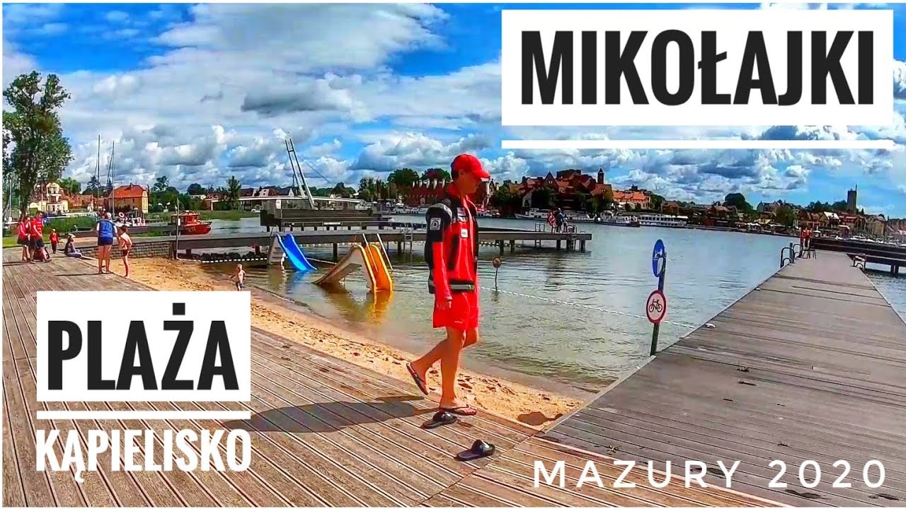 Plaza Miejska Kapielisko Mikolajki Mazury Polska Youtube