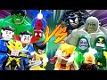 Heróis VS Vilões PARTE 3 - LEGO Marvel Super Heroes | Briga de Herois #133