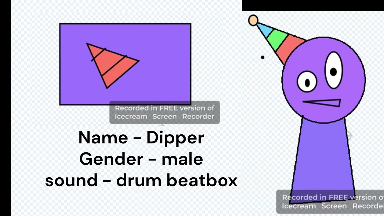 Dipper - Sprunki character (Fanmade)