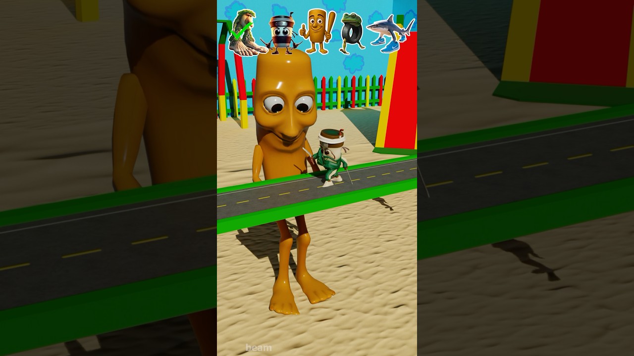 Strange Squid Game Italian Characters vs Lava Challenge – BeamNG.Drive