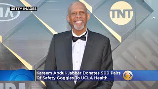 Kareem Abdul-Jabbar Donates 900 Pairs Of Safety Goggles To UCLA Health