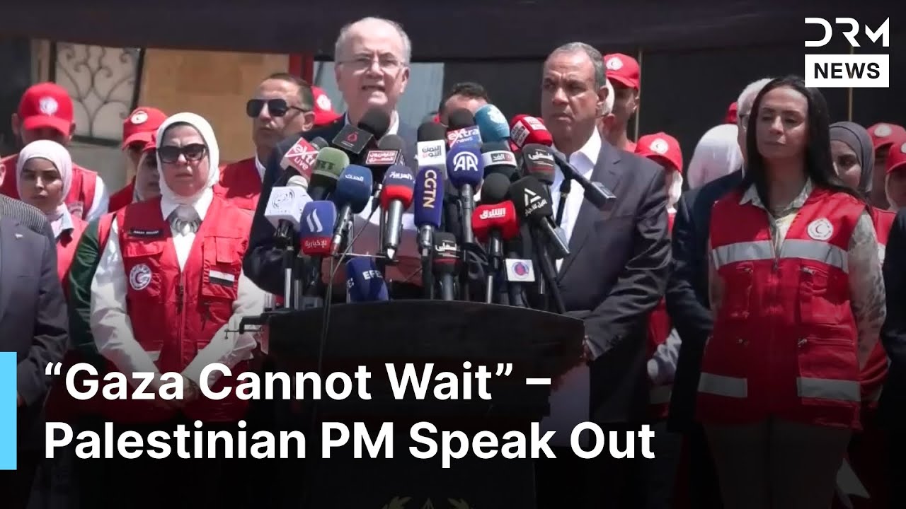 WATCH: Palestinian PM Mustafa Addresses Rafah Border Press Conference With Egyptian FM | AC1B