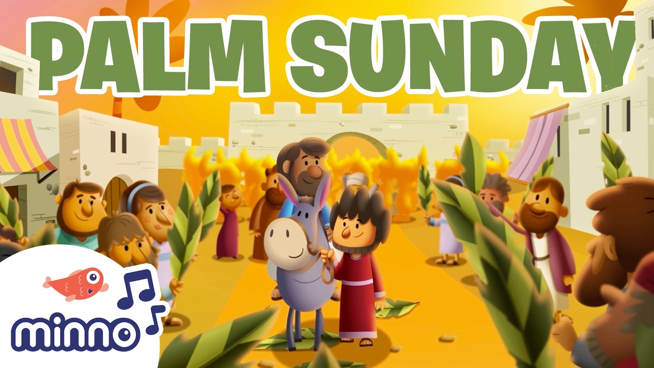 Jesus Arrived and Everyone Rejoiced! 🌴 Palm Sunday Hosanna Song for ...