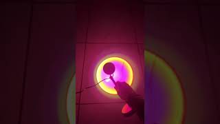 Takes your videos to a new levelQUIGO Sunset Lamp Projector Led Lights for Bedroom Night Light RGB L