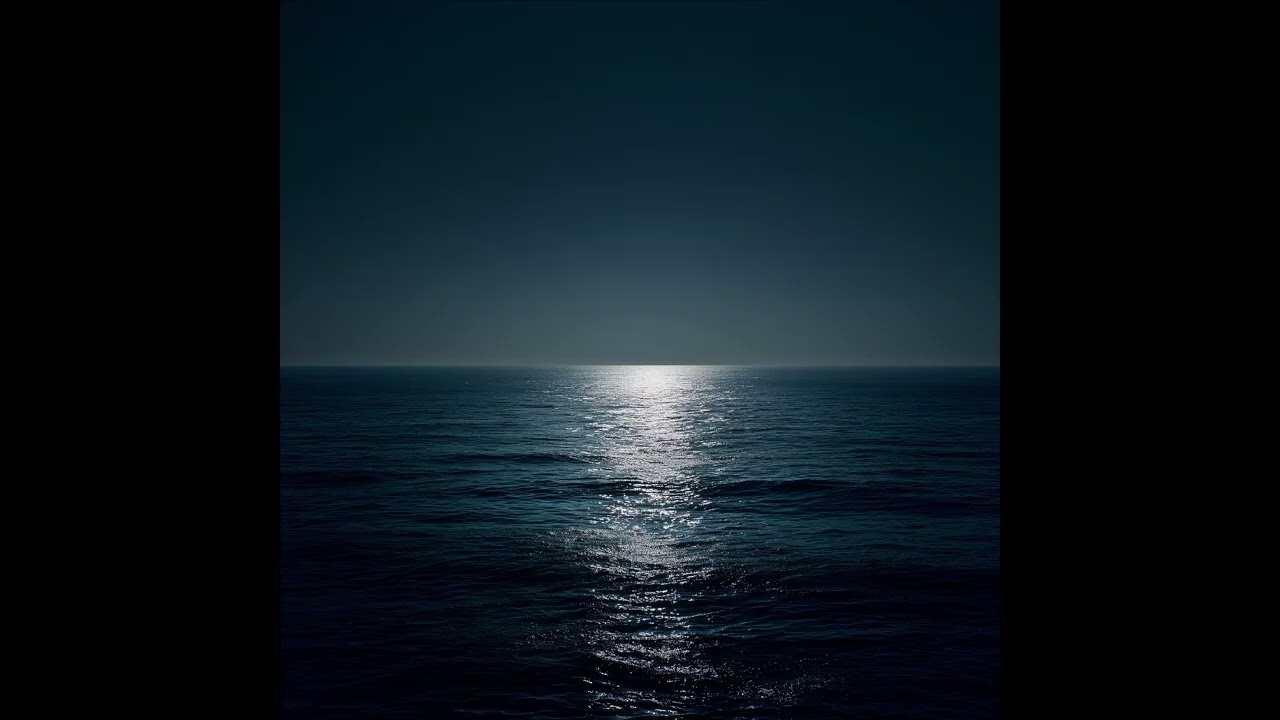 Tropical Beach at Night 🌙 | 8 Hours | Calm Ocean Waves for Sleep & Relaxation