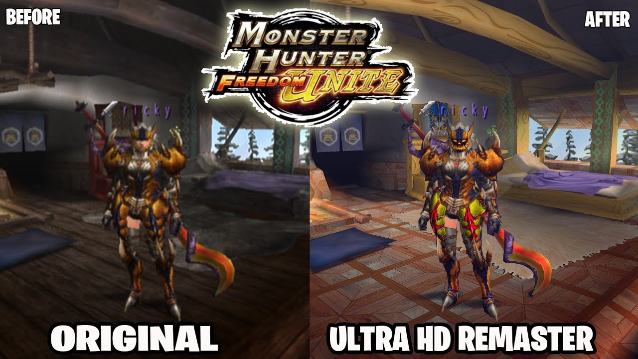 Making Mhfu Hd Remastered Ultra Hd Remake Monster Hunter Freedom Unite Project Begin By Android Let S - secret codes hunting simulator 2hunting simulator 2 roblox