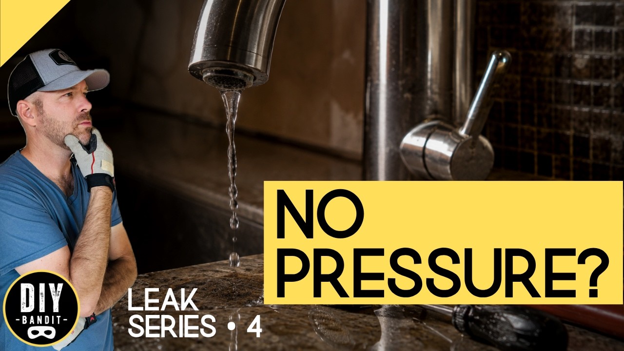 Low Water Pressure — Here’s What Fixed It | Kitchen Leak Disaster, Part 4
