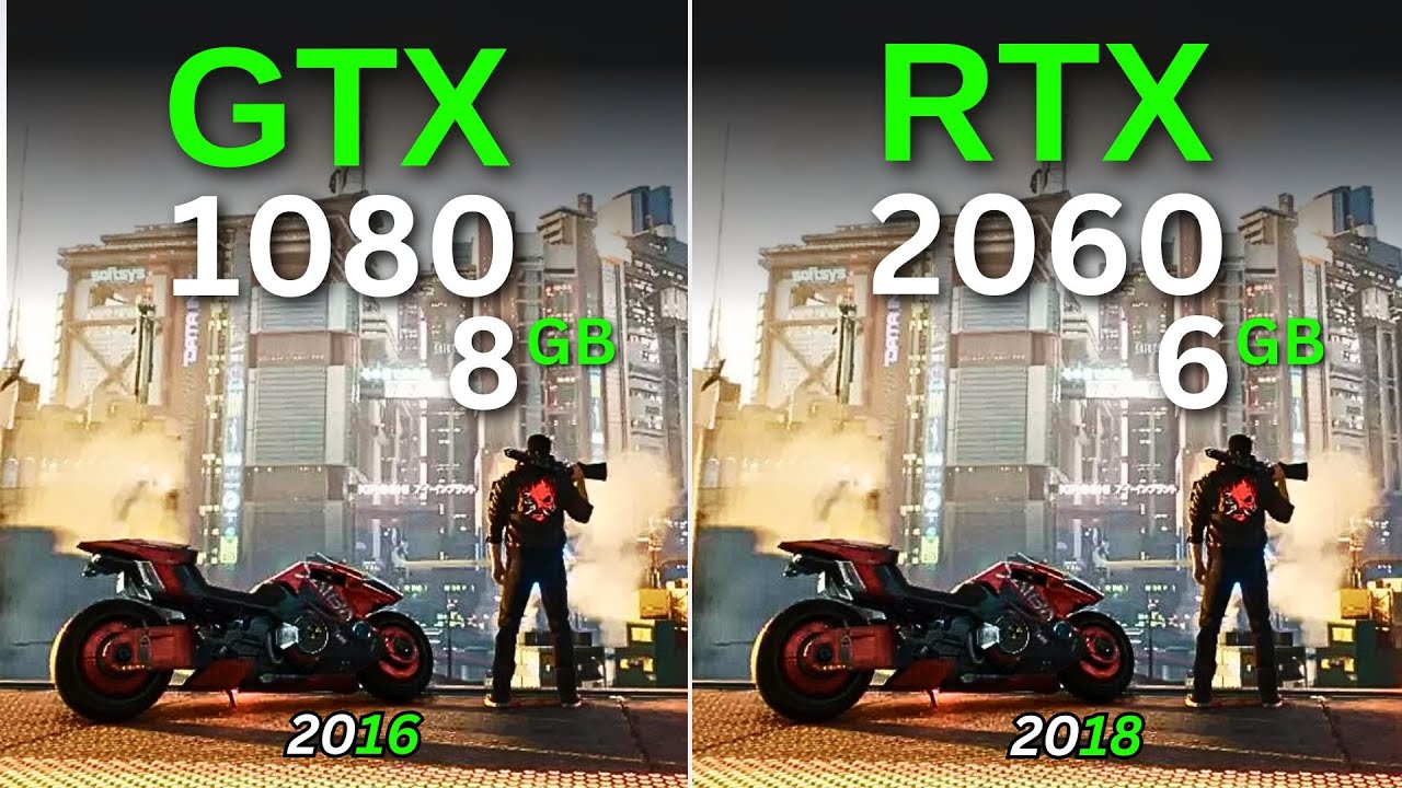 GTX 1080 vs RTX 2060 in tested in Latest Games | 1080p