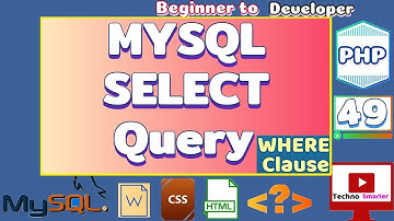 MYSQL SELECT query with WHERE clause | SQL & PHP tutorials for beginners - 49 | HINDI