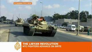 Libya's rebel forces advance on Sirte