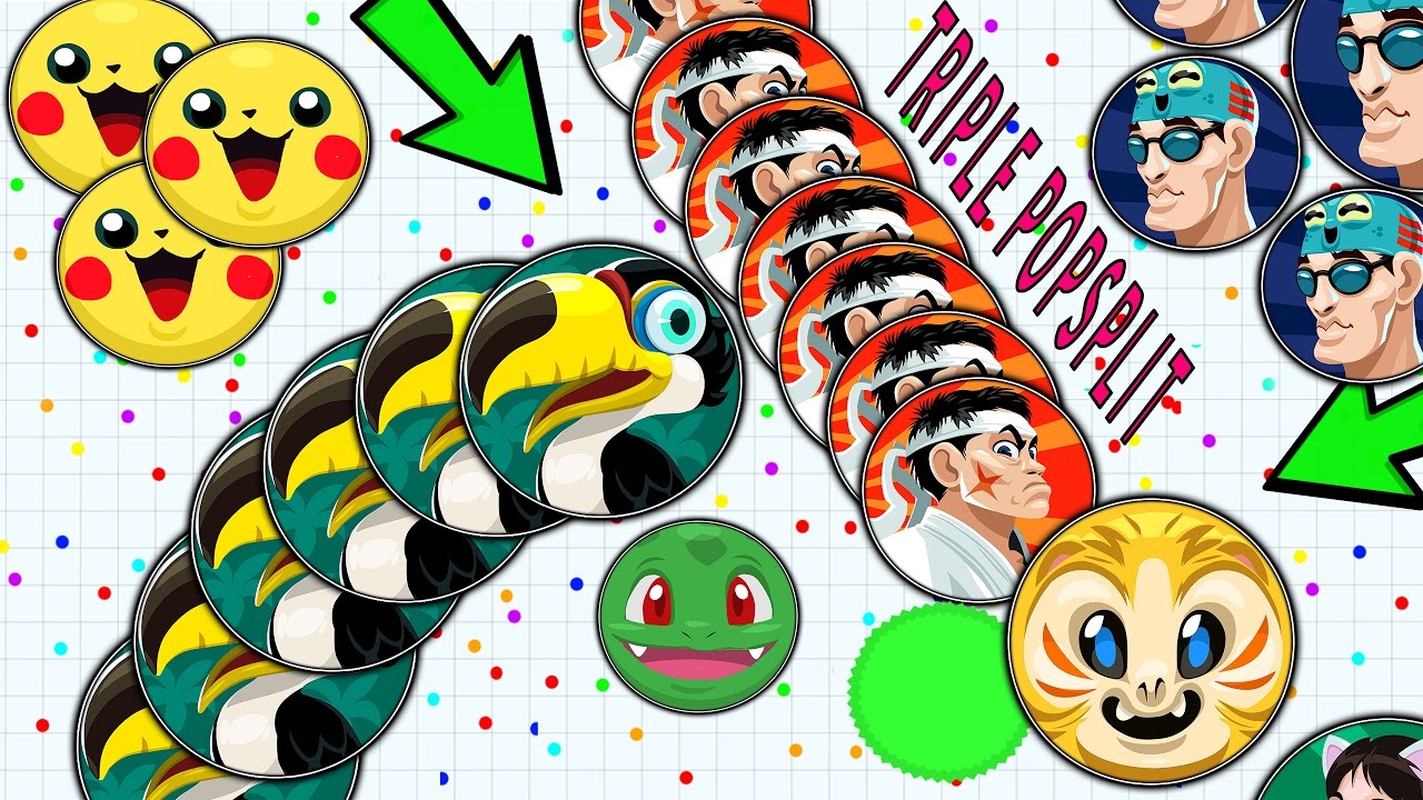 Agario Season 2 #6 Epic Agario Popsplits & Solo and Team Gameplay (35k)