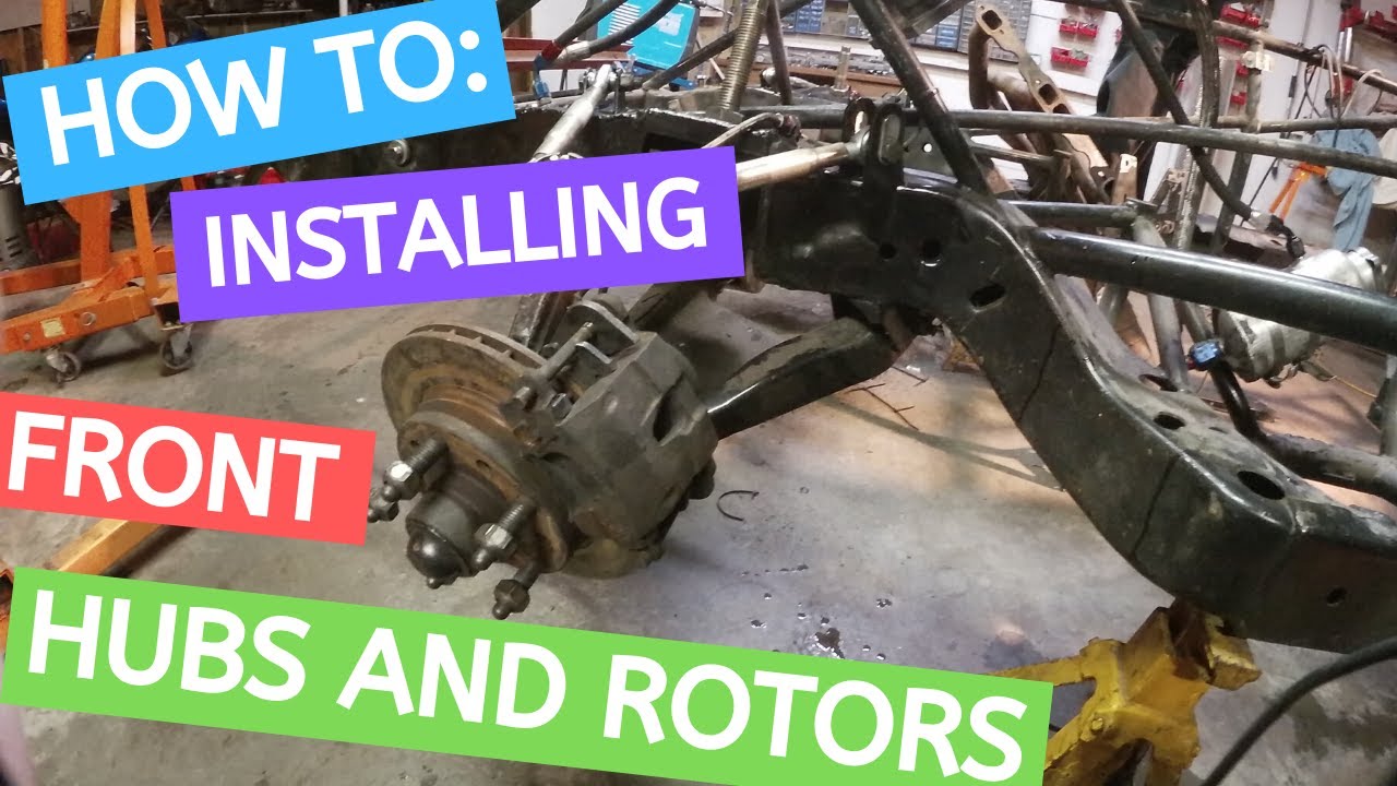 HOW TO INSTALL FRONT HUBS AND ROTORS ON A RACECAR YouTube