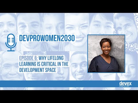 Why lifelong learning is critical in the development space - YouTube
