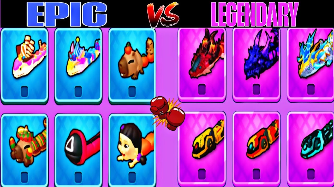 🐍 COMMON VS EPIC VS VIP - The ULTIMATE Snake Clash IO Skin Battle! 😲🔥 #gaming #mobilegaming #Snake