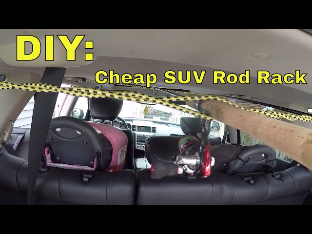 How To Transport Fishing Rods In A Car - DIY RAILBLAZA RodRak