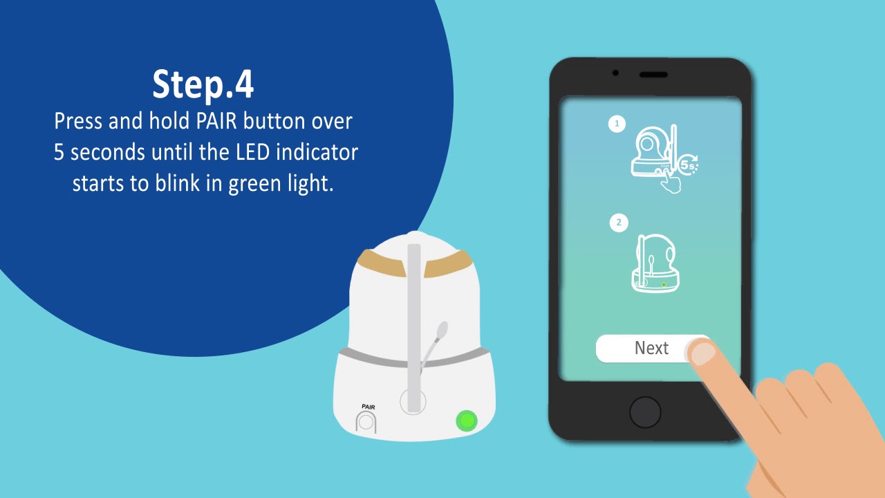 nannio connect video baby monitor