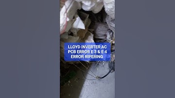 LLOYD INVERTER AC ERROR CODE F 3 & F 4 PCB RIPERING