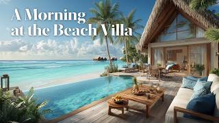 A Morning at the Beach Villa Luxury Tropical Ocean Chill Beats