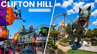 Clifton Hill is INSANE! | Niagara Falls Walking Tour (4K)