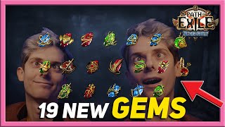 SO MANY NEW BUILDS COMING! ~ 19 New Gems! [PoE 3.15 Expedition]