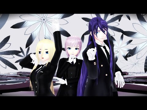 【MMD】Masked bitcH【YM式がくぽ・マシシ式ルカ・Lily】