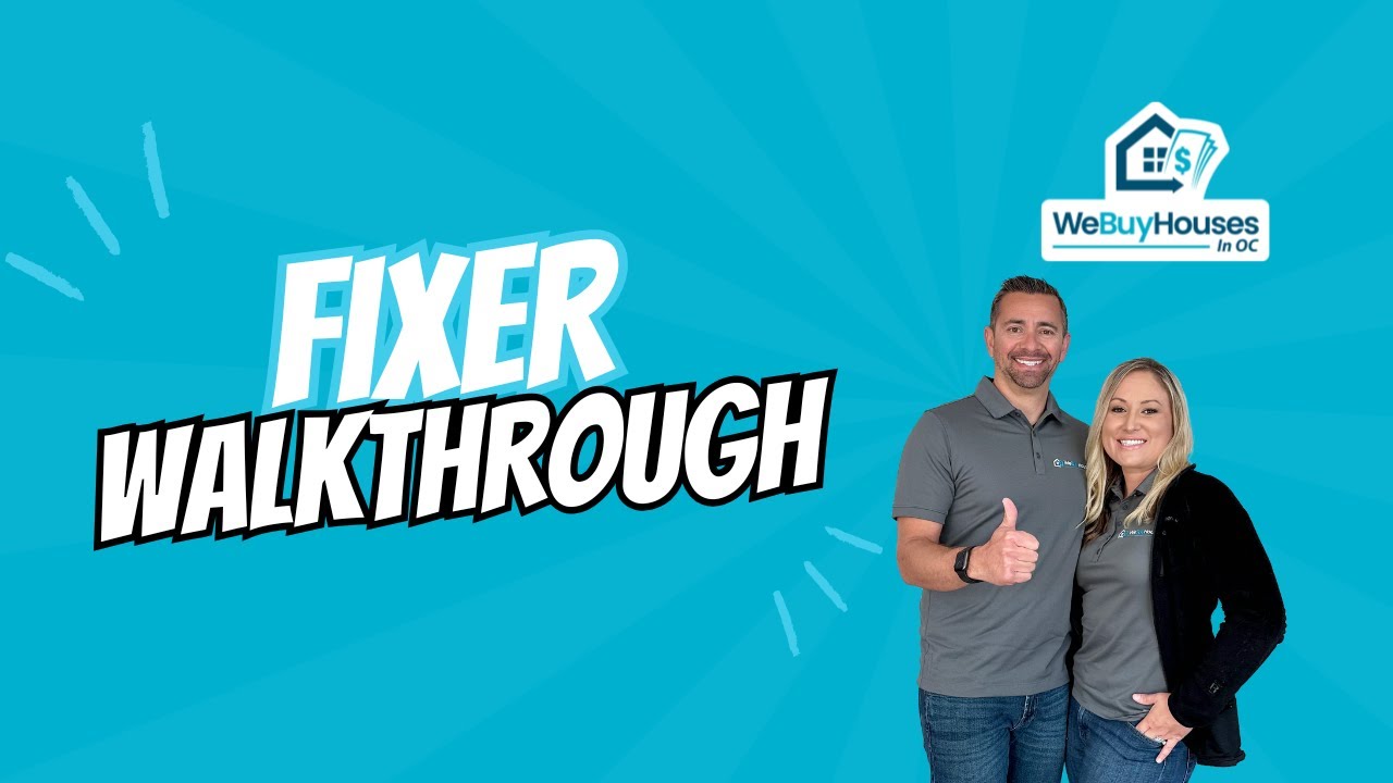 We Buy Houses Like This | Raw Walkthrough of a Renovation Project - Orange County