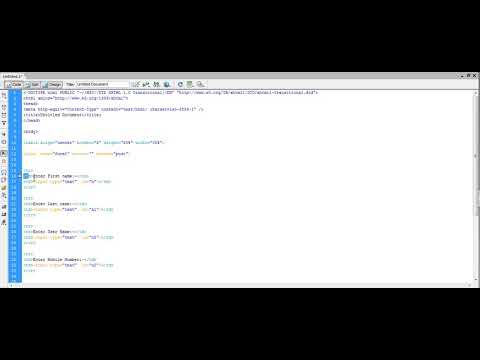 How to create validation form using html and javascript