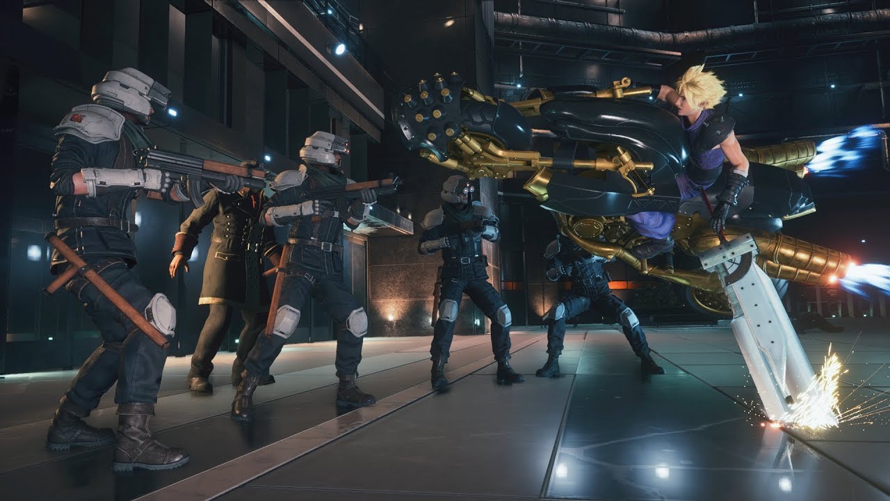 FF7ACクラウドの武器「合体剣」 MODがカッコよすぎる... 【FF7R MOD / FF7R PC】