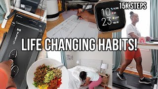 HEALTHY HABITS THAT CHANGED MY LIFE! DAILY RITUALS, HEALTHY DINNER IDEA &amp; SUPERUN TREADMILL REVIEW